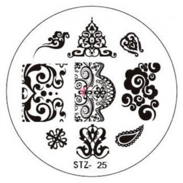 Matrita de Unghii din metal rotunda 5,6cm STZ 25